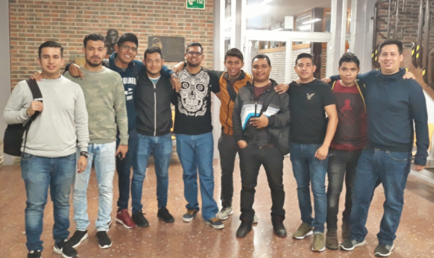 participación de jovenes mexicanos en el programa CAPACITACIÓN SIN FRONTERAS